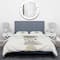 Designart 'Geometric Balance Neutral I' Geometric Bedding Set - Duvet Cover & Shams